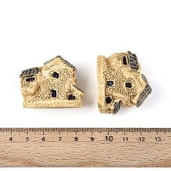 Resin Imitation Stone House Display Decorations&nbsp;DJEW-WH0015-171I
