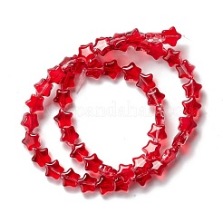 Transparent Glass Beads Strand&nbsp;GLAA-F112-02C