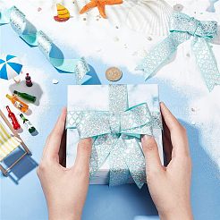 Polyester Grosgrain Glitter Ribbon&nbsp;OCOR-BC0001-10