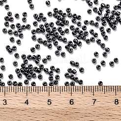 TOHOラウンドシードビーズ  日本製シードビーズ  （90)つのメタリックアメジストガンメタル  11/0  2.2mm  穴：0.8mm  約1110PCS /ボトル  10 G /ボトル&nbsp;SEED-JPTR11-0090