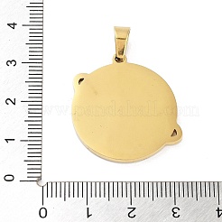 304ステンレススチールチャーム  ラインストーンとエナメル  18KGP本金メッキ  ブラック  スター  27.5x24.5x2mm  穴：6.5x4mm&nbsp;LS-STAS-M341-02G-04