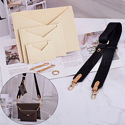 3Pcs 3 Style Wool Felt Envelope Purse Insert Organizer&nbsp;FIND-WR0006-70B