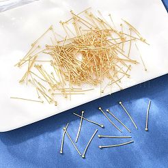 Shegrace 20g 真鍮製ボールヘッドピン  カドミウムフリー＆ニッケルフリー＆鉛フリー  18KGP本金メッキ  24.5x2x0.7mm  21ゲージ&nbsp;XGRPCP772-272G