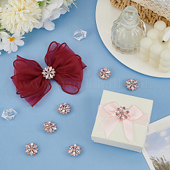 10Pcs Alloy Rhinestone Shank Buttons&nbsp;BUTT-FG0001-41A