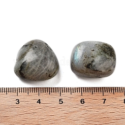 天然石ラブラドライトビーズ  穴がない  ナゲット  タンブルストーン  花瓶フィラーの宝石  18~27x16~20x10~21mm  約104個/1000g&nbsp;G-O029-08R