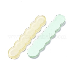 アクリルカボション  ヘアアクセサリー  長方形  62x13x4mm&nbsp;MACR-M043-01G