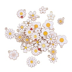 75Pcs 15 Styles Alloy Enamel Pendants&nbsp;ENAM-CJ0001-89