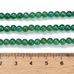 Natural Green Onyx Agate(Dyed & Heated) Beads Strands&nbsp;G-C262-B06-4mm