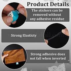 Square Acrylic Duble Sided Stickers&nbsp;DIY-WH0678-62A