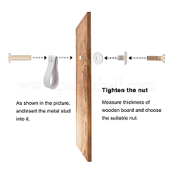 PU Leather Drawer Cabinet Handles&nbsp;DIY-WH0258-81C