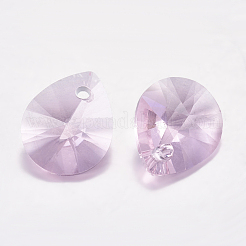 Faceted Glass Rhinestone Pendants&nbsp;RGLA-F053-E-223