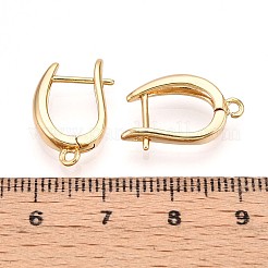 Brass Hoop Earring Finding&nbsp;KK-N261-39G