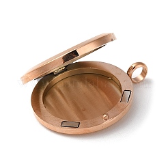 Ion Plating(IP) 316 Surgical Stainless Steel Diffuser Locket Pendants&nbsp;STAS-H342-05RG