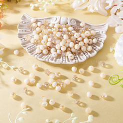 200Pcs 4 Colors Glass Beads&nbsp;EGLA-TA0013-42B