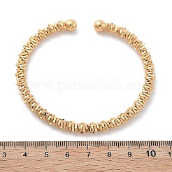 Brass Cuff Bangles&nbsp;BJEW-F482-04G