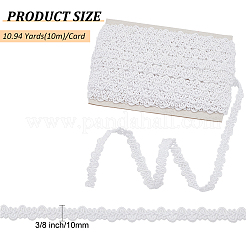 10M Polyester Braided Lace Ribbon&nbsp;DIY-WH0491-45A