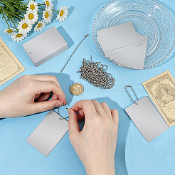 30Pcs Aluminum Blank Big Pendants&nbsp;FIND-OC0014-26