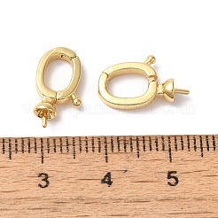 真鍮製ペンダントベイル  カドミウムフリー＆ニッケルフリー＆鉛フリー  18KGP本金メッキ  14.5x4x8.5mm&nbsp;KK-H483-14G
