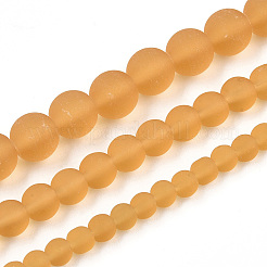 Transparent Glass Beads Strands&nbsp;GLAA-T032-T4mm-MD08