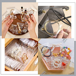 50Pcs Transparent Plastic Jewelry Storage Resealable Bags&nbsp;ABAG-GF0001-37