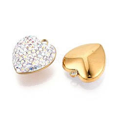 Ion Plating(IP) 201 Stainless Steel Charms&nbsp;STAS-N109-218B-G