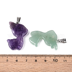 Natural Mixed Stone Pendants&nbsp;G-T144-11M