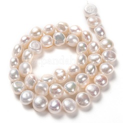 Natural Cultured Freshwater Pearl Beads Strands&nbsp;PEAR-L033-53