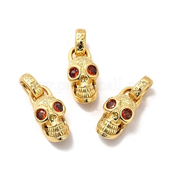 Rack Plating Eco-Friendly Brass Micro Pave Cubic Zirconia Pendants&nbsp;KK-A177-01G
