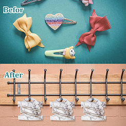 Rectangle Paper Hair Clip Display Cards&nbsp;CDIS-WH0027-04A-01
