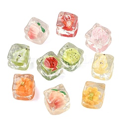 20Pcs 10 Styles Transparent Resin Cabochons&nbsp;RESI-CJ0005-43