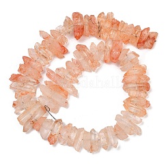 Natural Crackle Quartz Beads Strands&nbsp;G-R012-B06-02