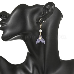 Glass Dangle Earrings&nbsp;EJEW-JE07309
