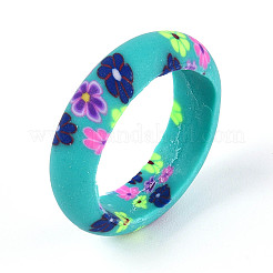 Handmade Polymer Clay Finger Rings&nbsp;CLAY-N013-27A