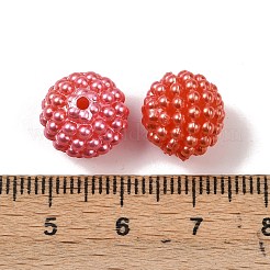 Imitation Pearl Acrylic Beads&nbsp;OACR-XCP0001-17B