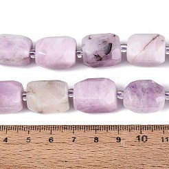 天然石クンツァイトビーズ連売り  多面カット  ナゲット  シードビーズで  14~25x10~18x10~18mm  穴：1~1.4mm  約17~21個/連  15.55~16.54インチ（39.5~42cm）&nbsp;G-N362-07A-08