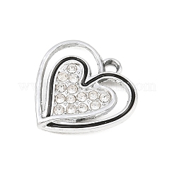 Alloy Rhinestone Pendants&nbsp;RB-CBA332B-07E-P
