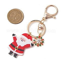 Christmas Theme Printed Acrylic Pendants Keychain&nbsp;KEYC-JKC00887