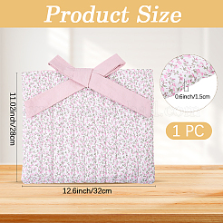 Flower Print Cloth Packing Pouches with Straps&nbsp;ABAG-WH20010-40B