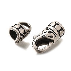 304ステンレススチール製折りたたみ式留め具  アンティークシルバー  34mm&nbsp;STAS-R140-14AS-02