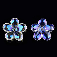 Electroplate Transparent Glass Beads&nbsp;GLAA-T030-01-D01