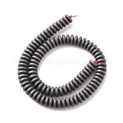 Matte Style Electroplate Non-magnetic Synthetic Hematite Beads Strands&nbsp;X-G-M007-76