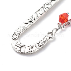 Tibetan Style Alloy Charms Bookmarks&nbsp;AJEW-JK00197