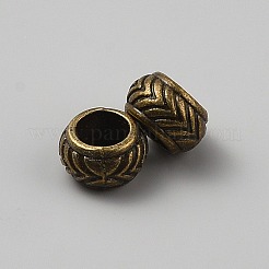 Tibetan Style Alloy European Beads&nbsp;FIND-WH0199-504AB