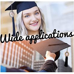 Graduation Cap Tassel Memorial Photo Charm Making Kit&nbsp;DIY-CA0004-40