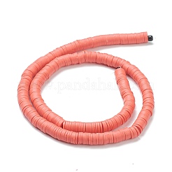ポリマークレイビーズ連売り  ディスク平石ビーズ  ミックスカラー  4~8x1~1.2mm  穴：2mm  約327~381個/連  15.75~18.11インチ（40cm）&nbsp;CLAY-XCP0001-06