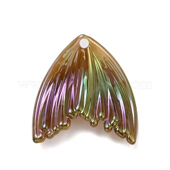 Grandient Color Opaque Resin Pendants&nbsp;RESI-WH0026-74H