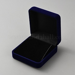 Flocking ABS Plastic Badge and Medal Keepsake Boxes&nbsp;CON-WH0200-02A