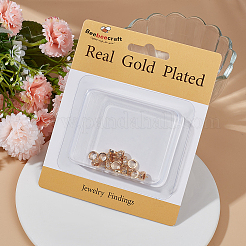 10Pcs Brass Micro Pave Cubic Zirconia Cup Pearl Peg Bails Pin Pendants&nbsp;KK-BBC0008-98