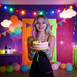 3色のプラスチックホイルフリンジカーテン3枚  ウェーブの見掛け倒しの壁の背景  誕生日、結婚式、クリスマス、ベビーシャワーの装飾に。  ミックスカラー  1000x2000x0.1mm  1pc /カラー&nbsp;DIY-ME0003-73A