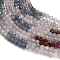 Gradient Color Natural Gemstone & Natural Emerald Beads Strands&nbsp;GG-CBA1668-A10-3mm